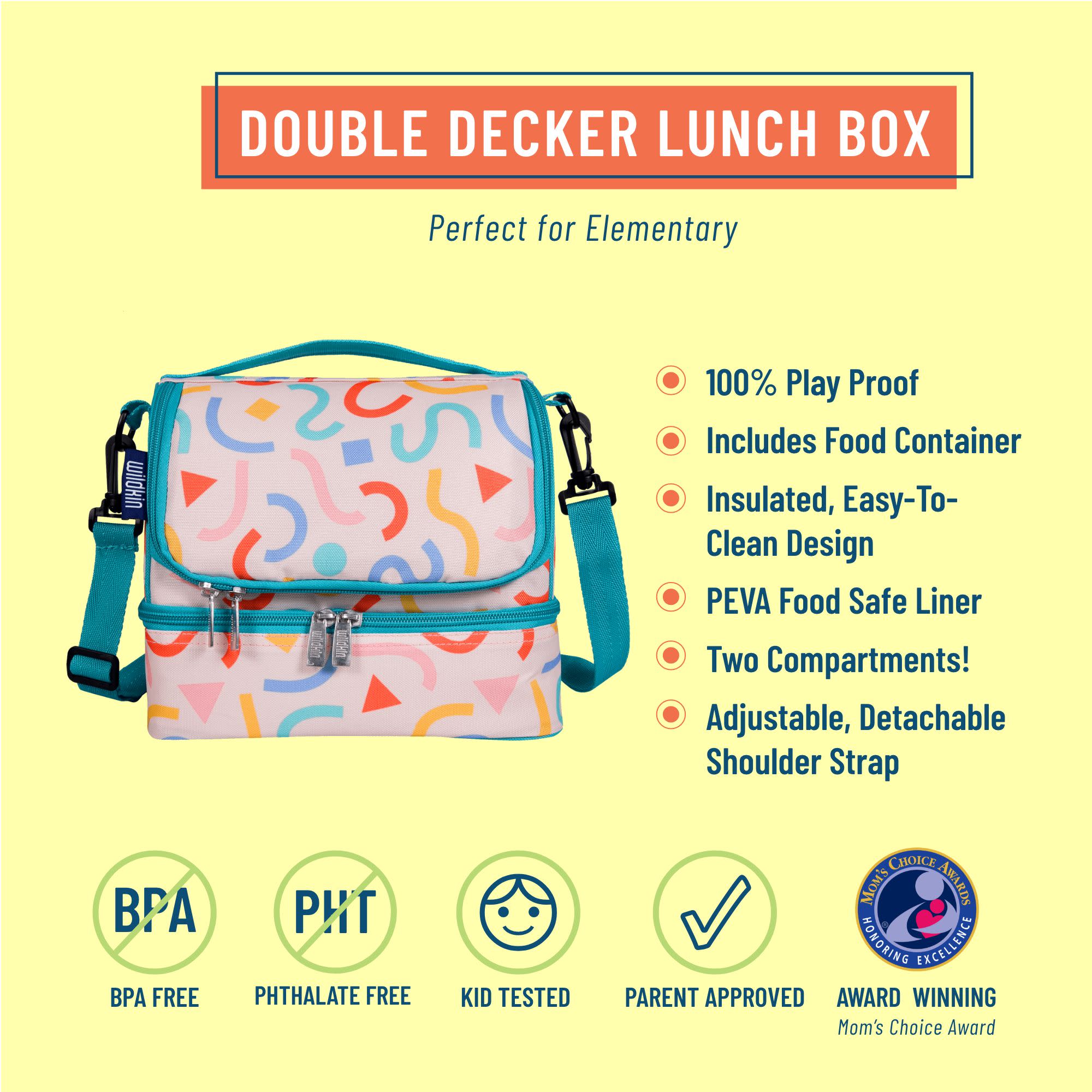 Confetti Peach Two Compartment Lunch Bag