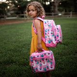 Llamas and Cactus Pink Lunch Box