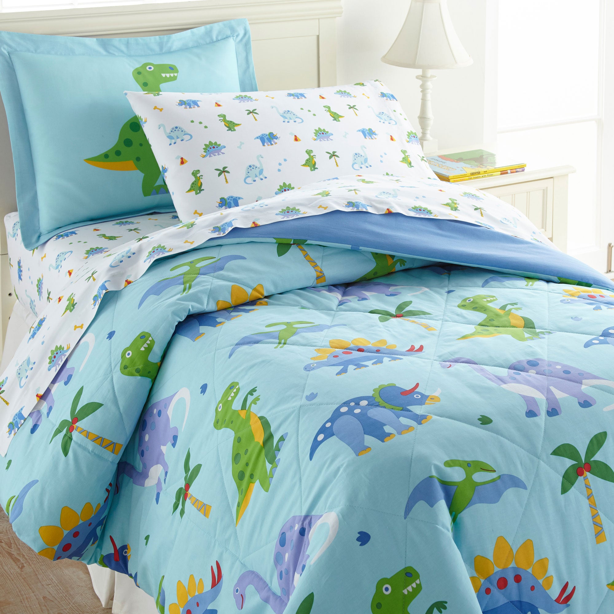 Dinosaur Land 100% Cotton Sheet Set - Twin
