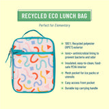 Confetti Peach Recycled Eco Lunch Bag