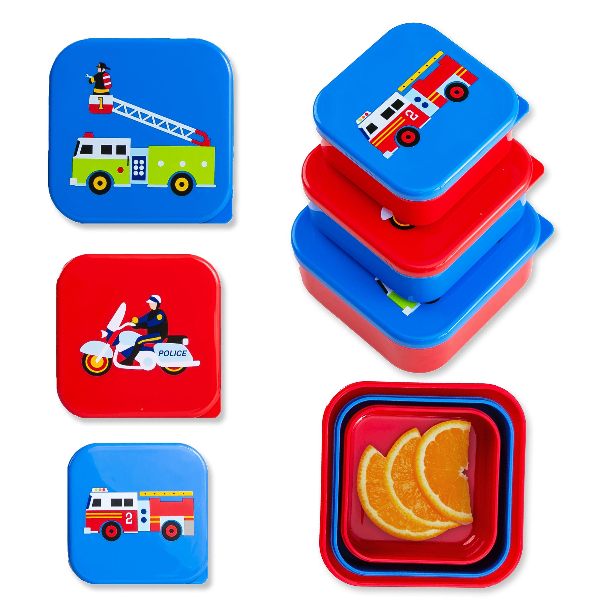 Heroes Nested Snack Containers