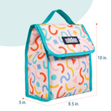Confetti Peach Lunch Bag