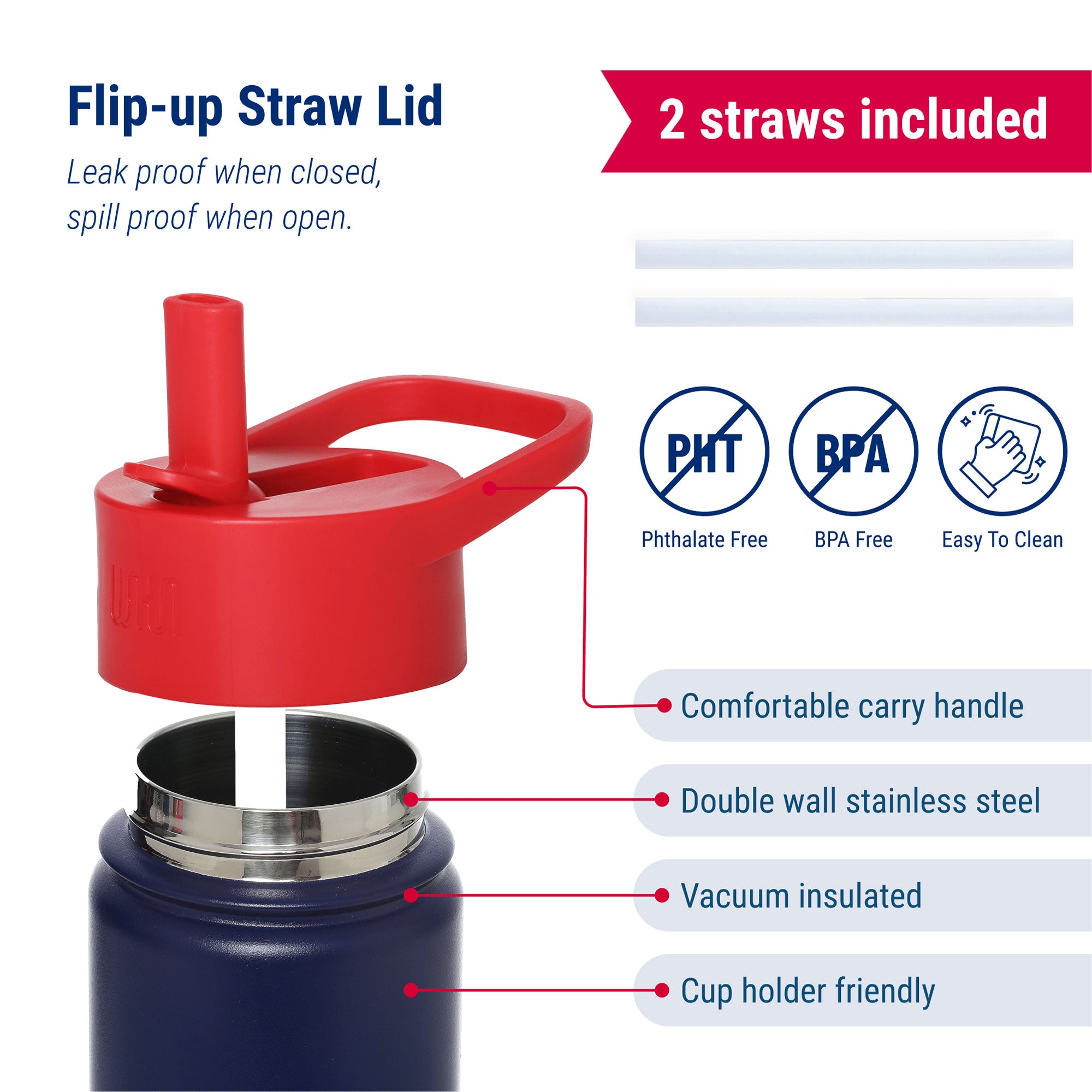 Atlanta Braves™ Steel Water Bottle