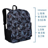Black Camo 16 Inch Backpack