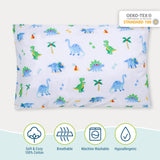 Dinosaur Land 100% Cotton Pillowcase - Standard