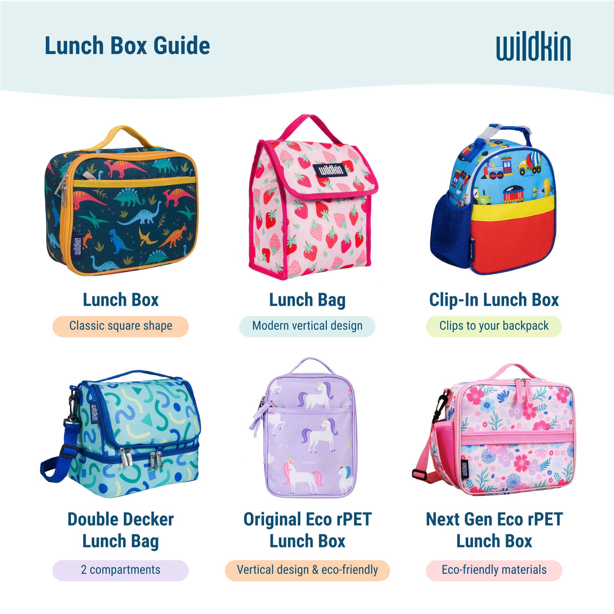 Rainbow Hearts Lunch Bag