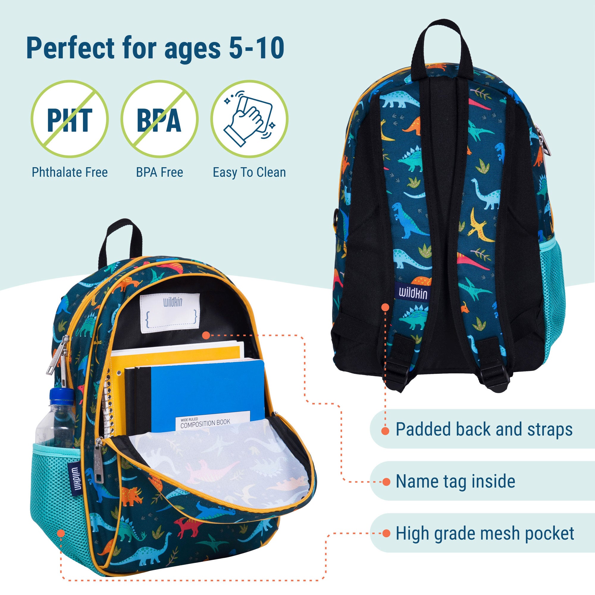 15 Inch Backpack - Boys