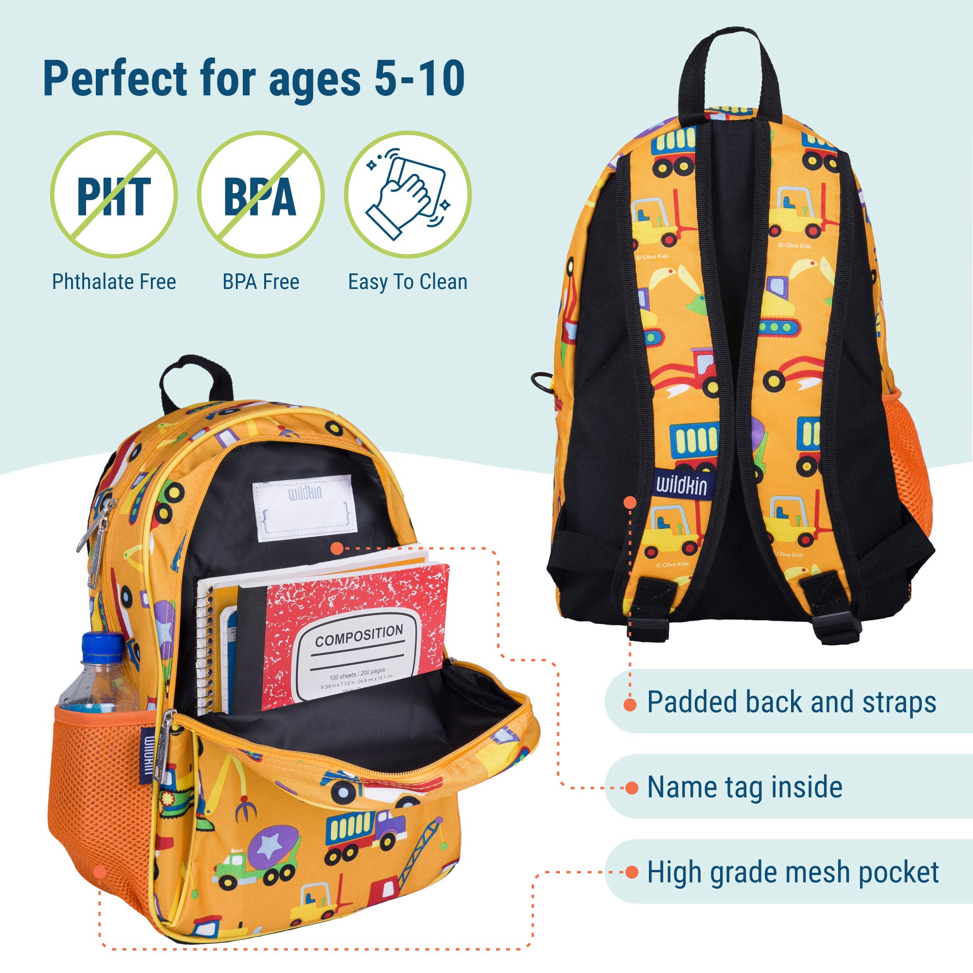 15 Inch Backpack - Boys