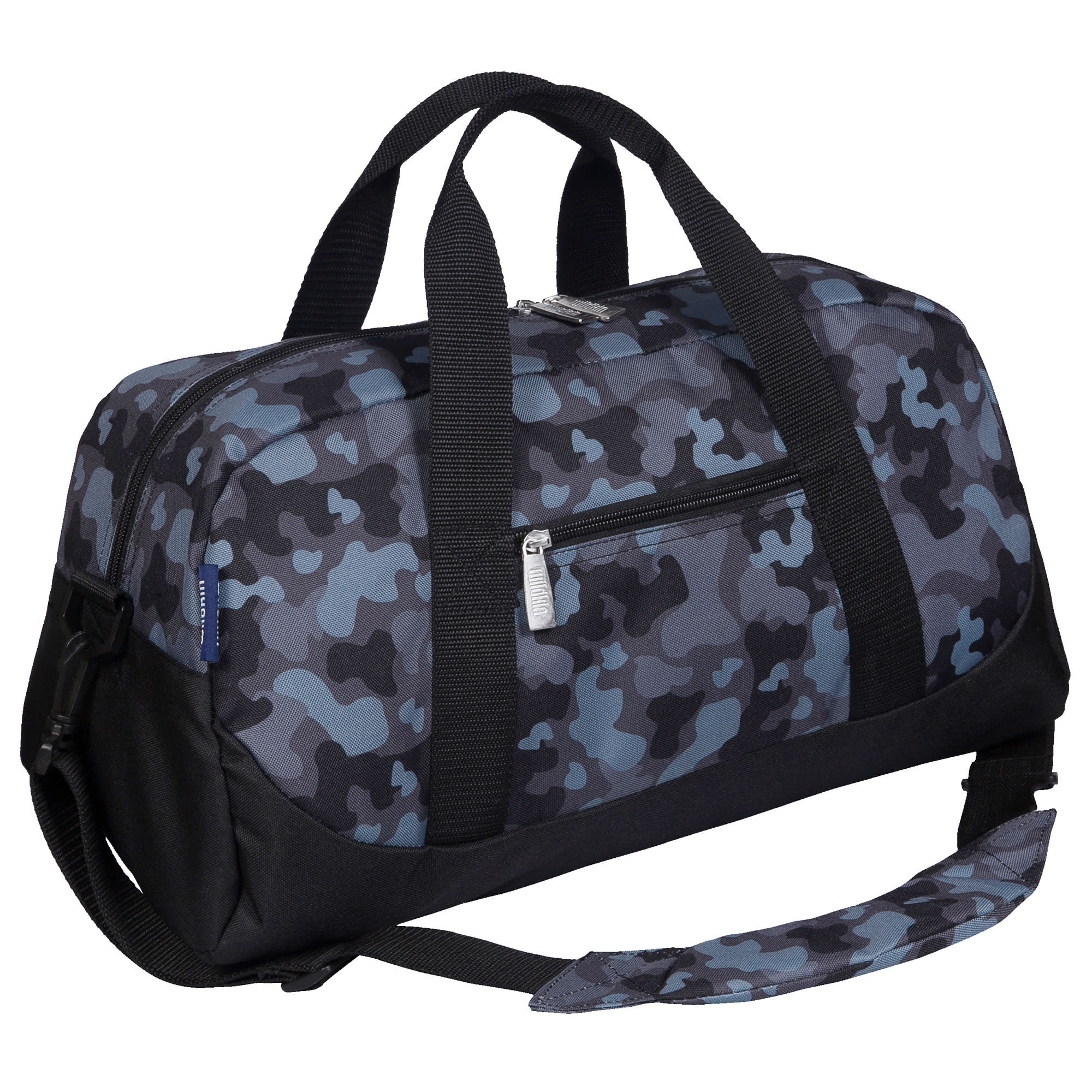 Black Camo Overnighter Duffel Bag