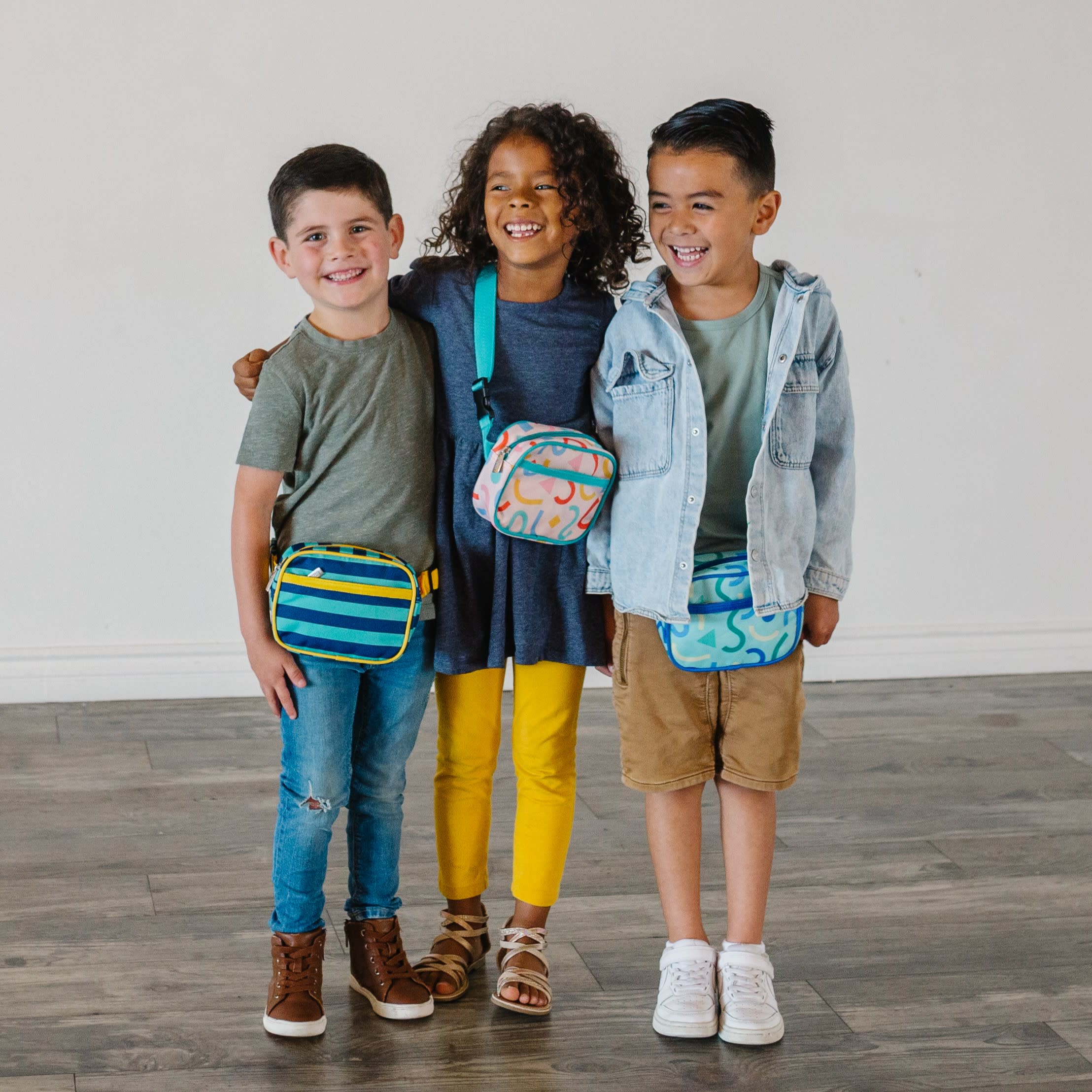 Blue Stripes Fanny Pack