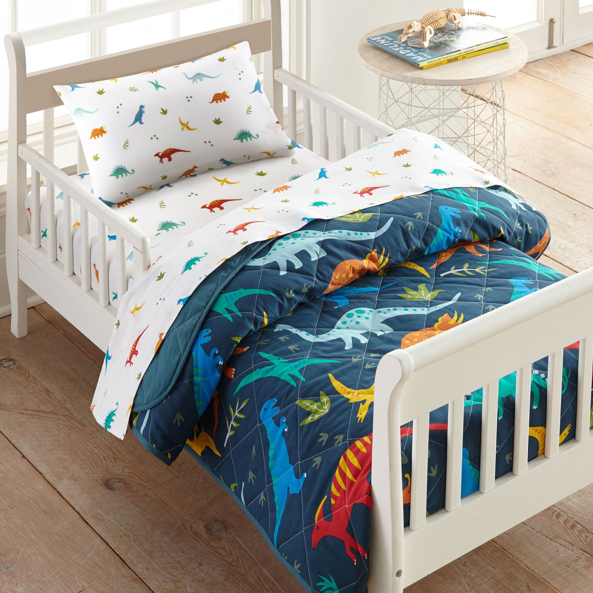 Jurassic Dinosaurs 100% Cotton Hypoallergenic Pillowcase - Toddler