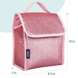 Pink Glitter Lunch Bag