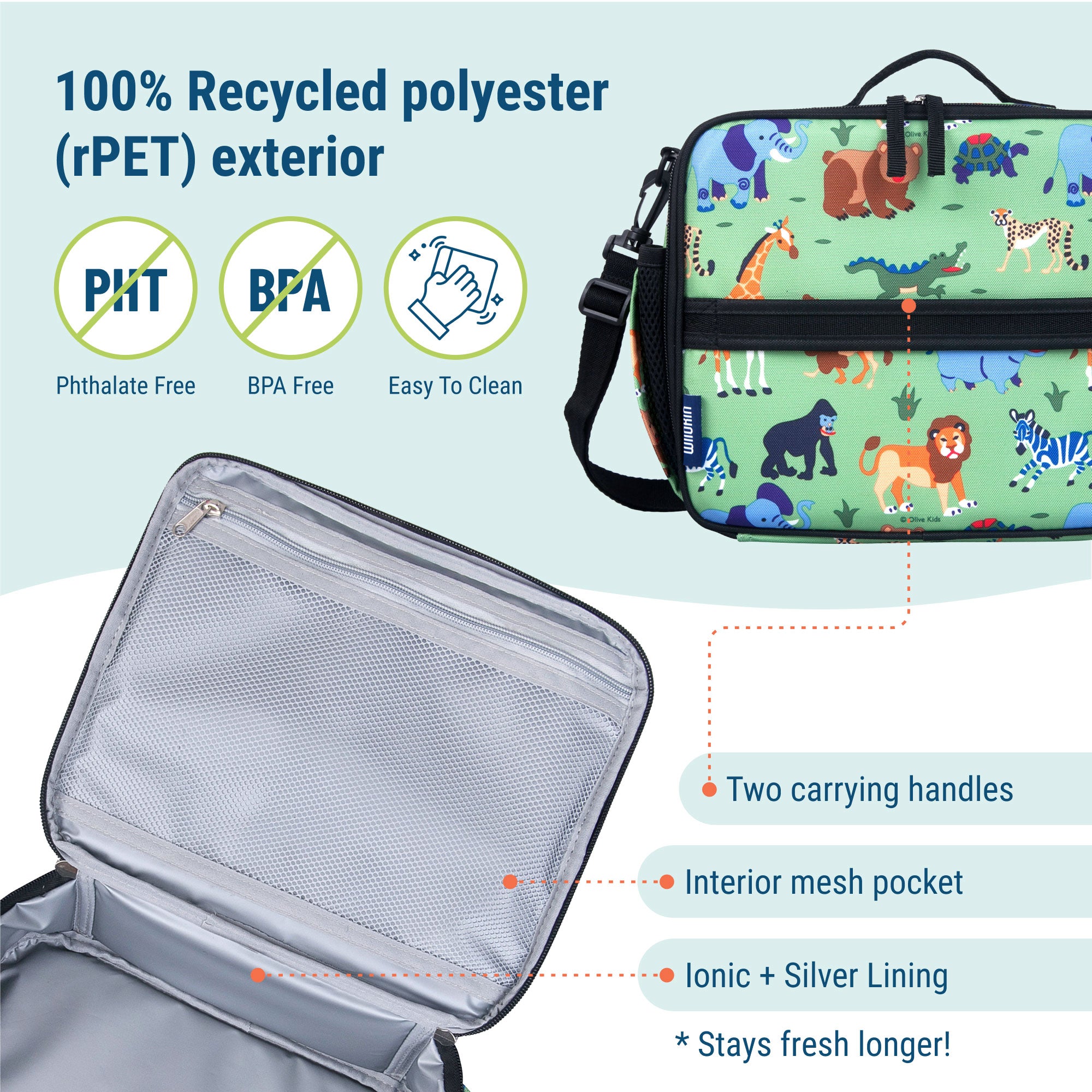 Wild Animals ECO Lunch Box