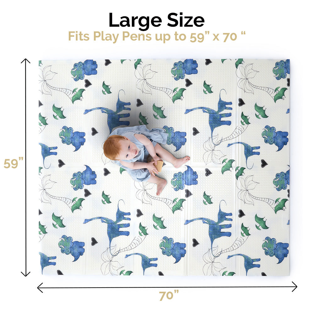 Large Play Mat - Tiny Dinos