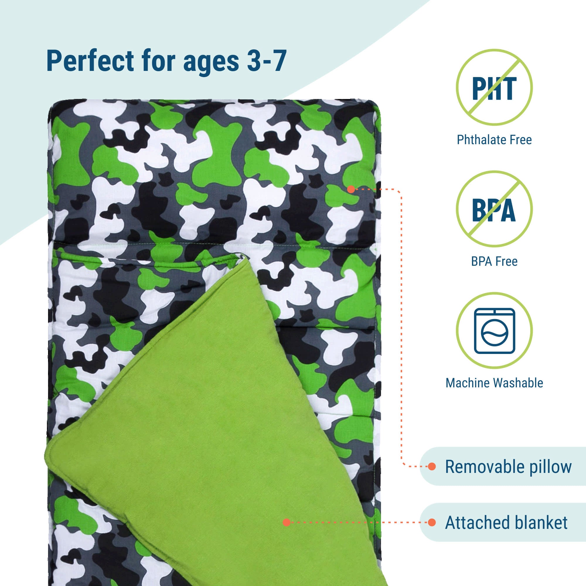 Green Camo Original Nap Mat