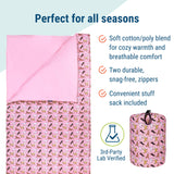 Horses in Pink Original Sleeping Bag