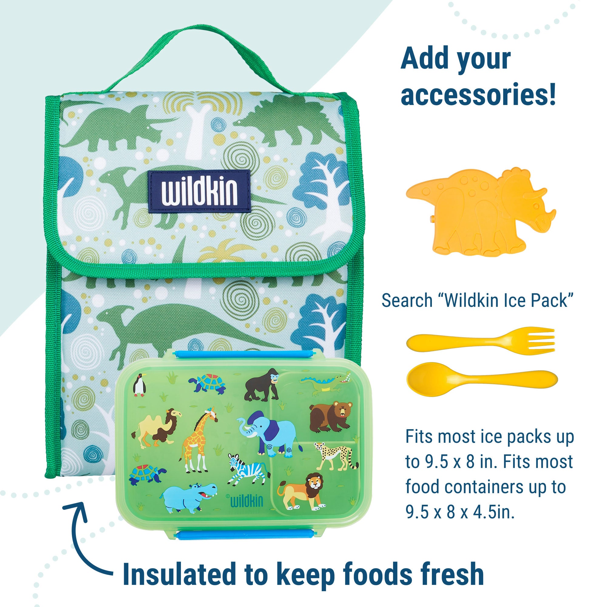 Dinomite Dinosaurs Lunch Bag