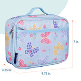 Butterfly Garden Blue Lunch Box