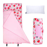 Strawberry Patch Microfiber Toddler Nap Mat