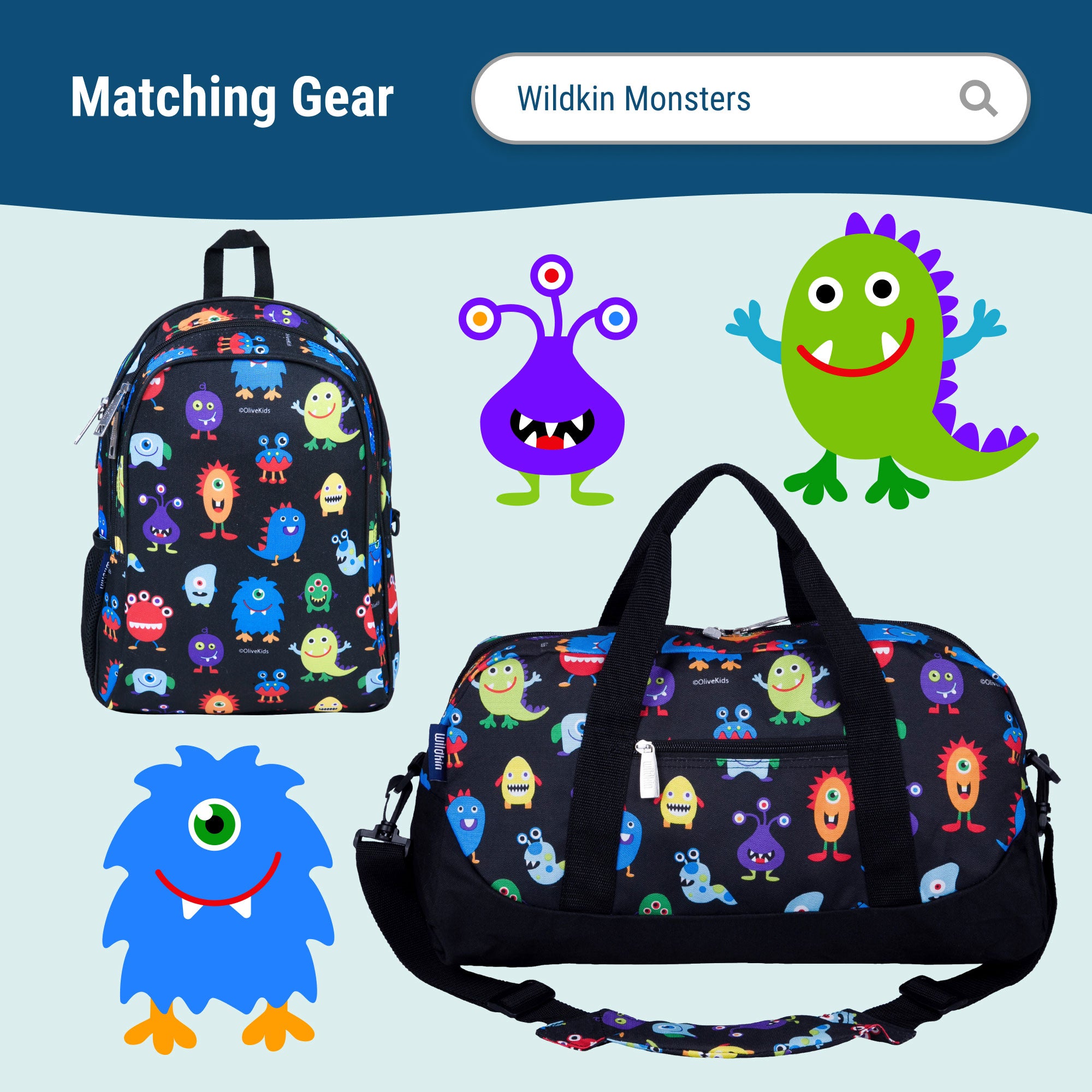 Monsters Lunch Bag