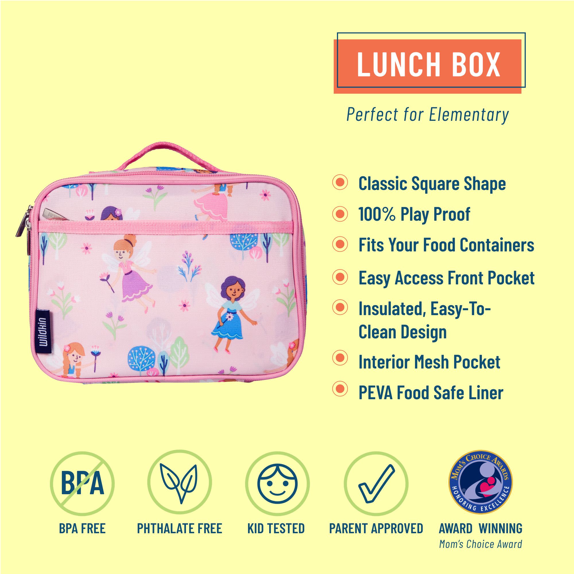 Wildkin Kids Insulated Lunch Box Bag (Llamas and Cactus)