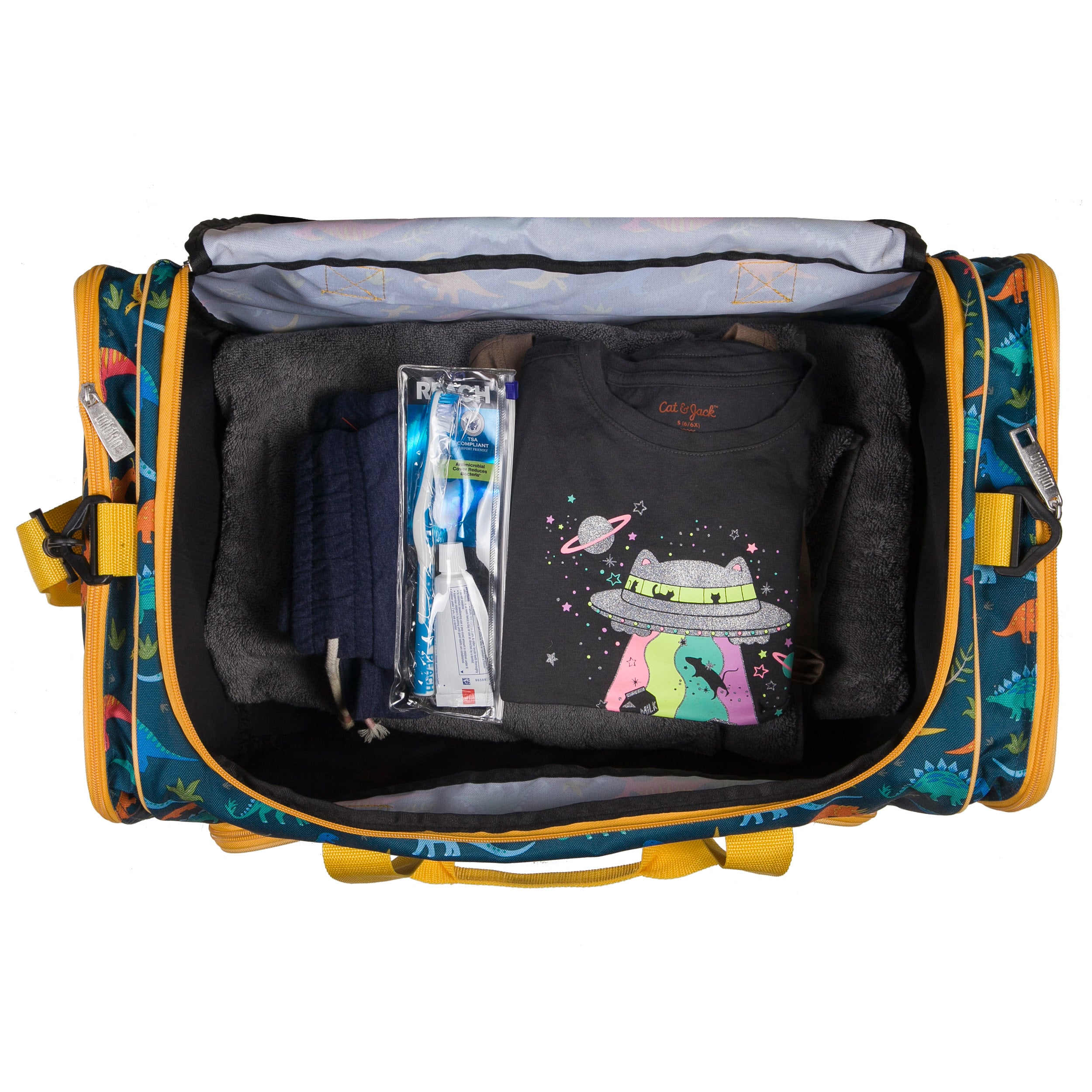 Jurassic Dinosaurs Weekender Duffel Bag