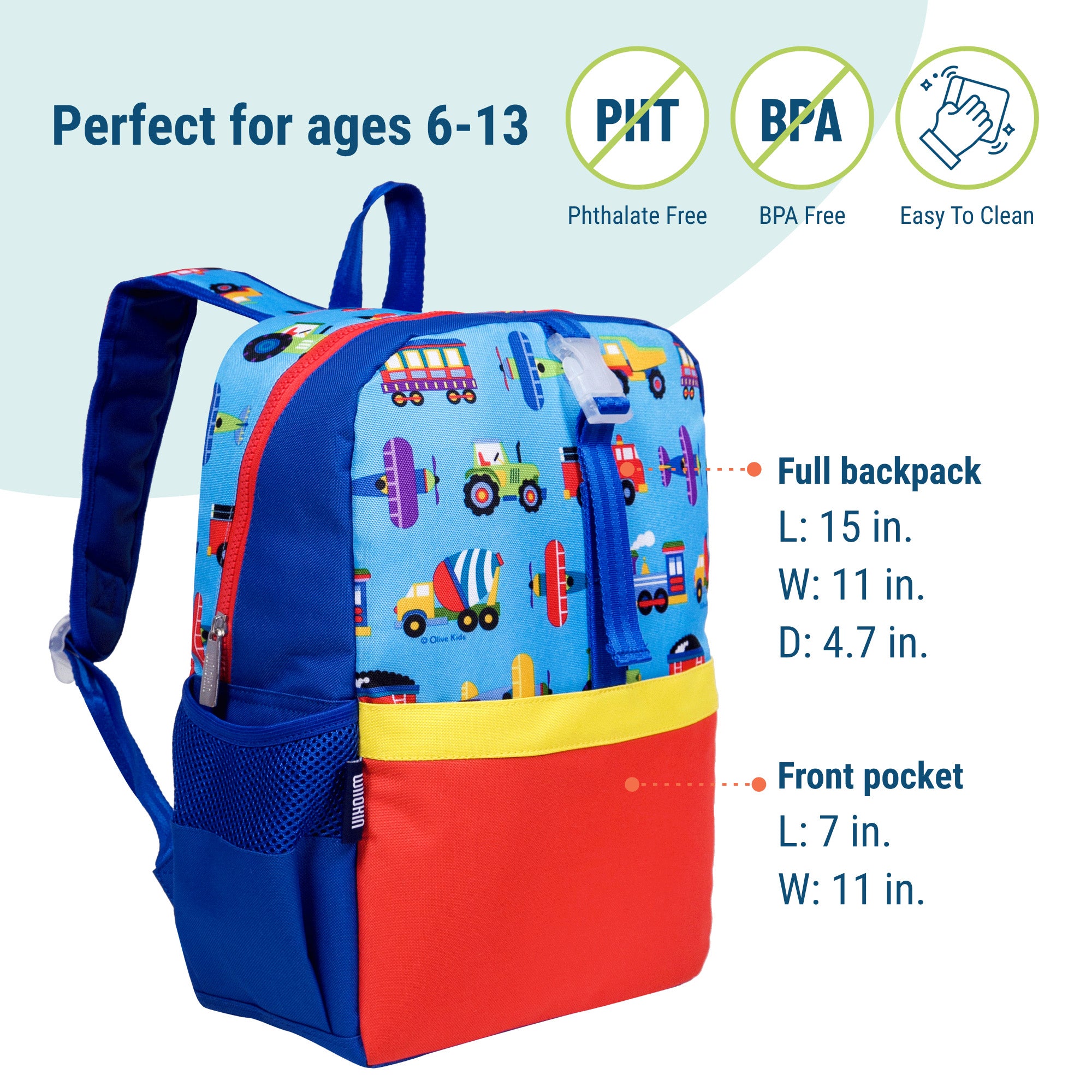 Trains, Planes & Trucks Pack-it-all Backpack