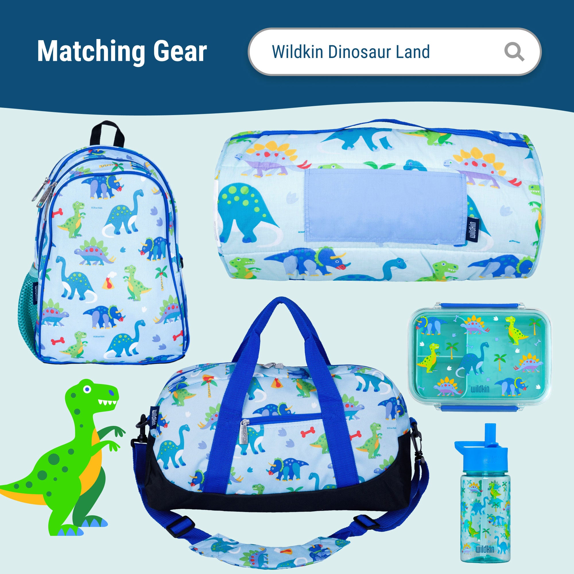 Dinosaur Land Nested Snack Containers