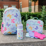 Butterfly Garden Blue 15 Inch Backpack