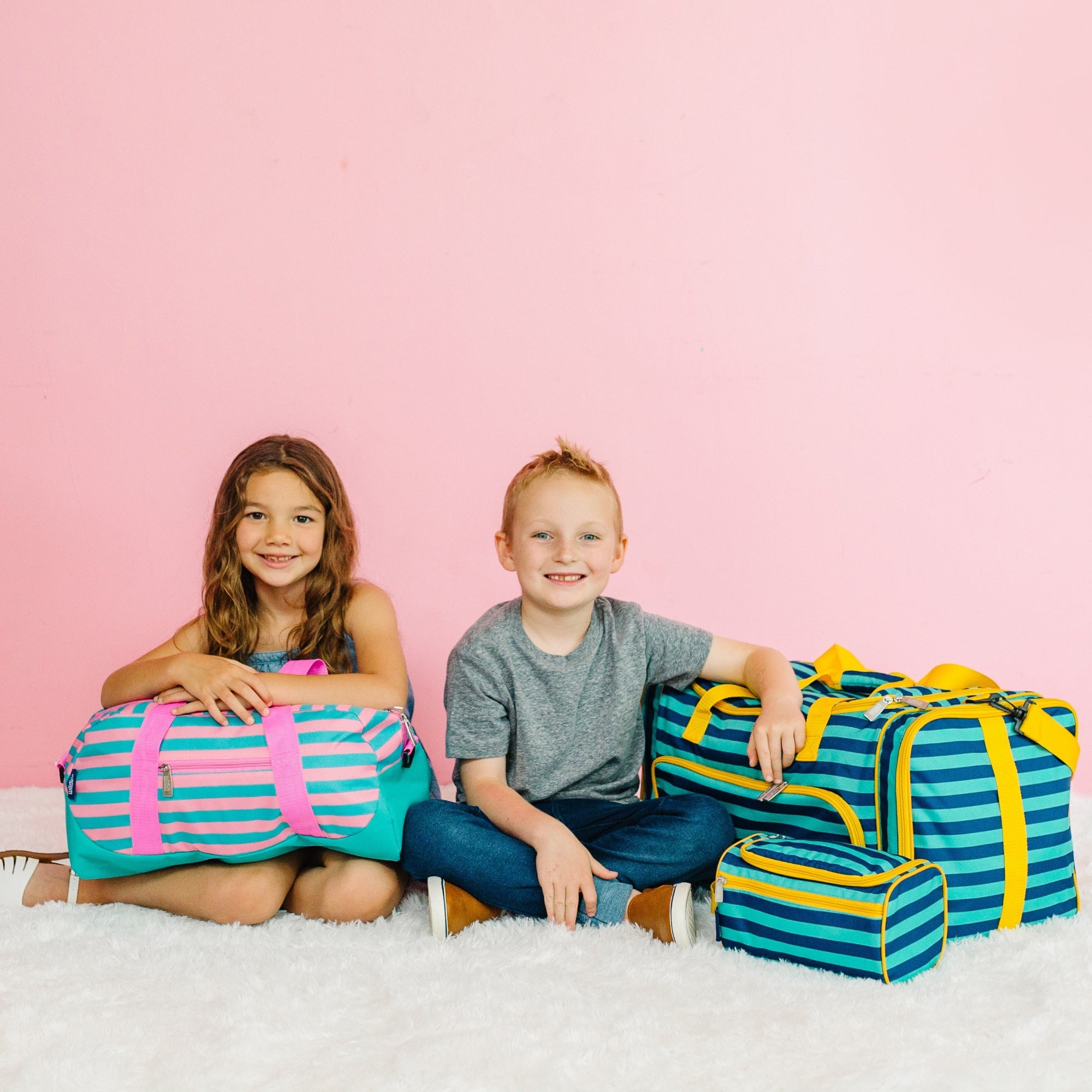 Pink Stripes Toiletry Bag