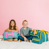 Pink Stripes Toiletry Bag