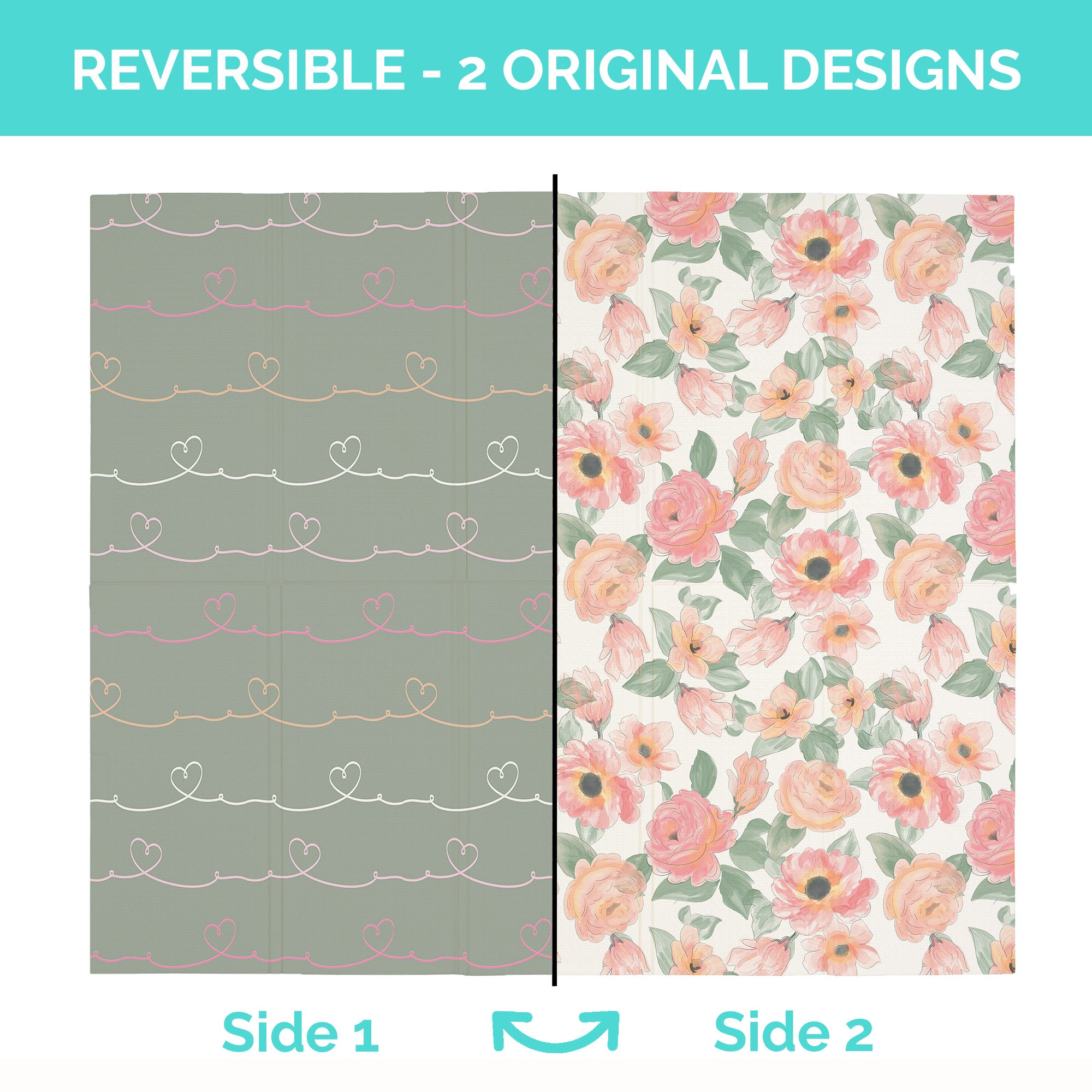 Large Play Mat - Love Blossoms