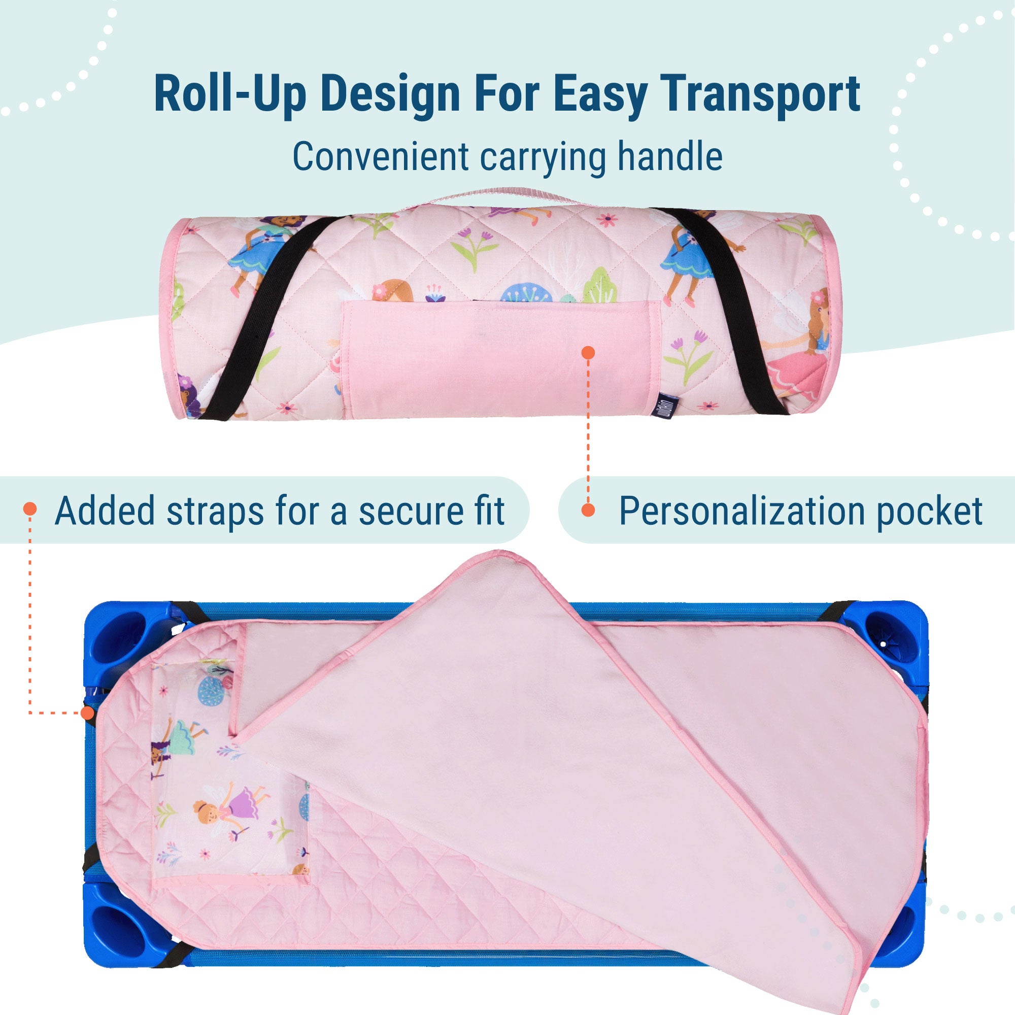 Fairy Garden Modern Nap Mat