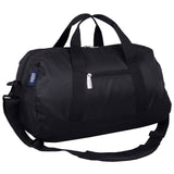 Rip-Stop Black Overnighter Duffel Bag