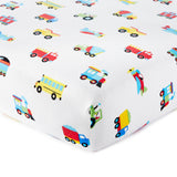 Trains Planes & Trucks 100% Cotton Flannel Sheet Set