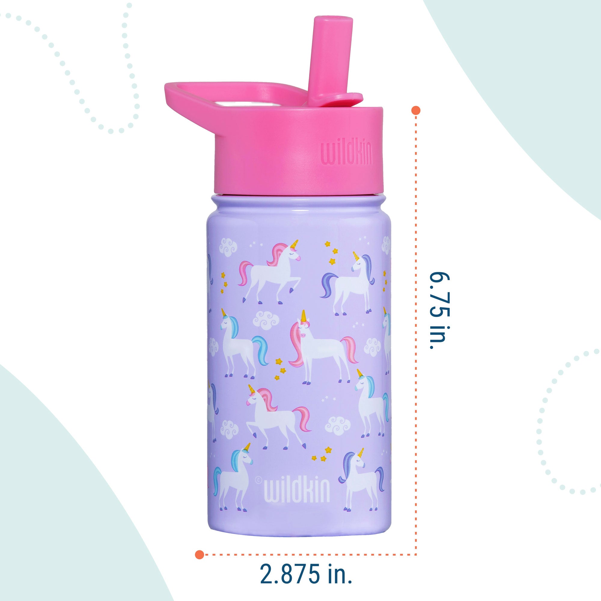Unicorn 14 oz Steel Water Bottle