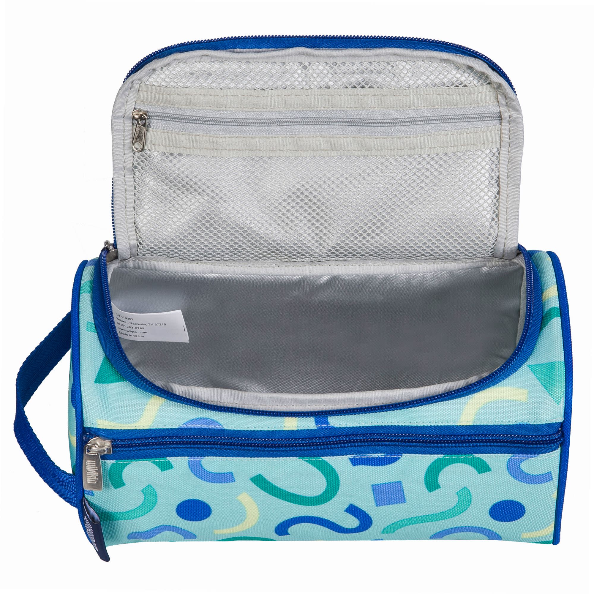 Confetti Blue Toiletry Bag