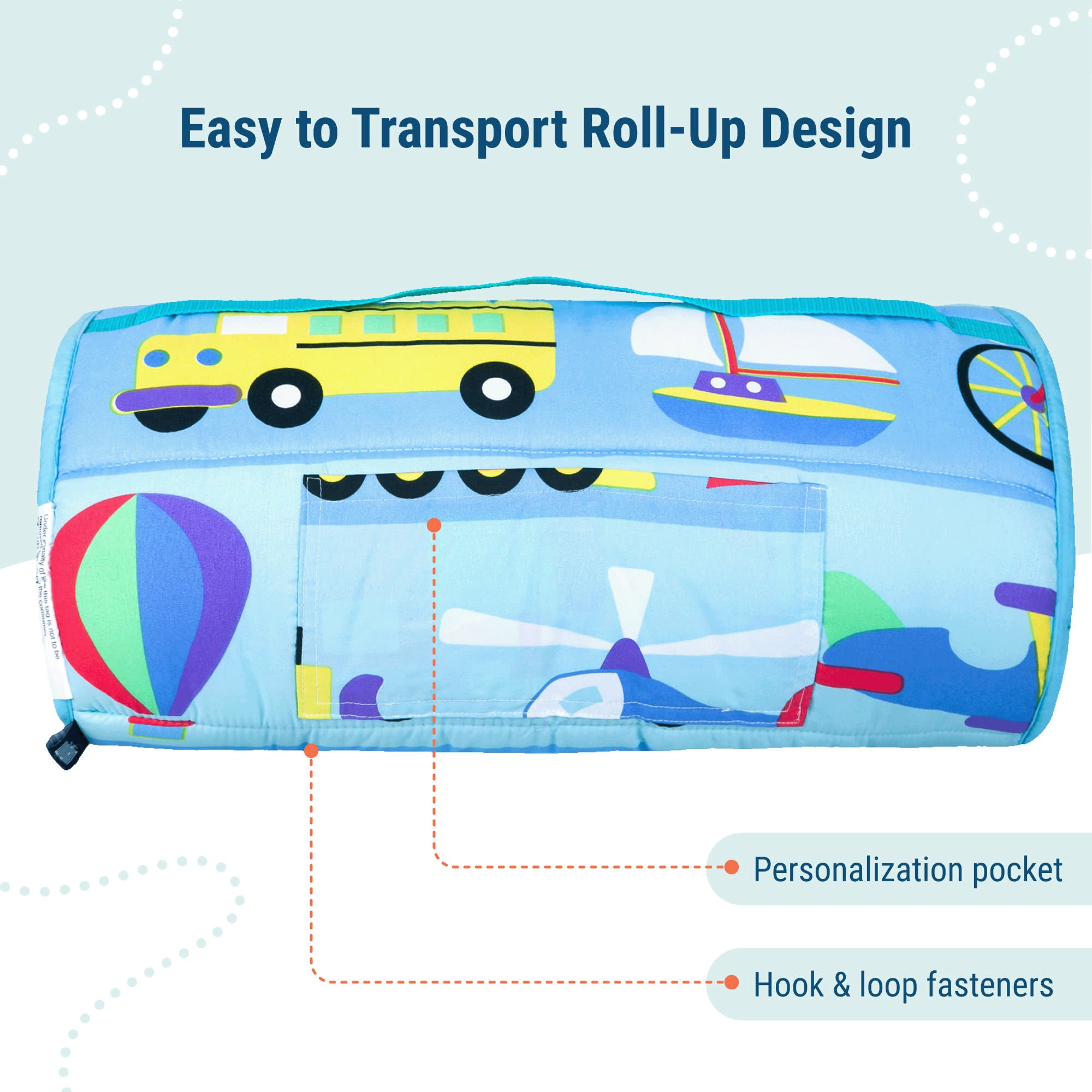 On the Go Microfiber Kids Nap Mat