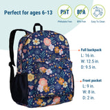 Wildflower Bloom 16 Inch Backpack