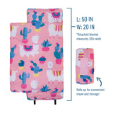 Pink Llama and Cactus Original Nap Mat