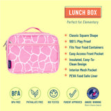 Pink Giraffe Lunch Box