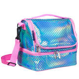 Mermaid Scales Two Compartment Lunch Bag