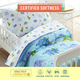 Dinosaur Land 100% Cotton Flannel Sheet Set