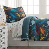 Jurassic Dinosaurs 100% Cotton Flannel Sheet Set