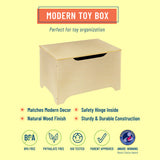 Modern Toy Box - Natural