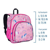 Rainbow Unicorns 12 Inch Backpack