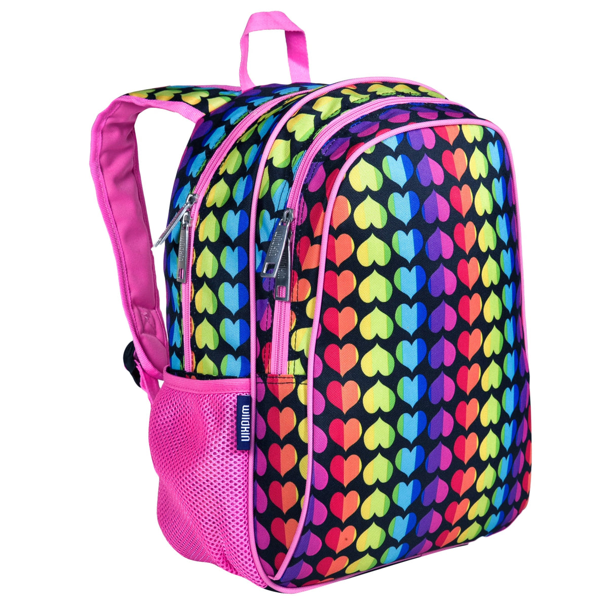 Wildkin 15 Inch Kids Backpack | School Backpacks - Rainbow Hearts
