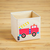 Fire Truck 10" Storage Cube