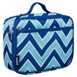 Chevron Blue Lunch Box