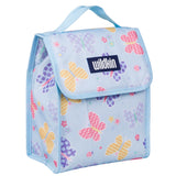 Butterfly Garden Blue Lunch Bag